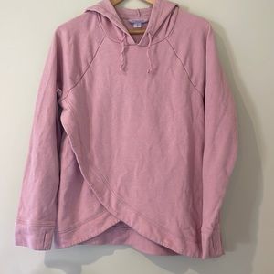 Motherhood Maternity Pink Nursing Sweatshirt Hoodie